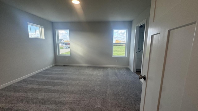 empty room with carpet floors