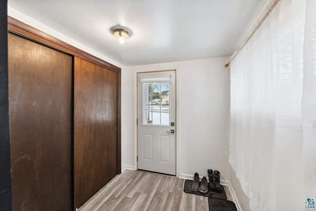 121 E Bayfield St, Washburn, WI 54891 - doorway with light hardwood / wood-style floors