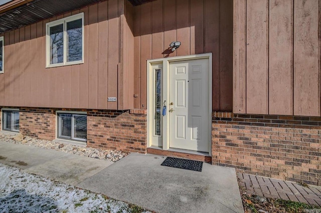 view of entrance to property