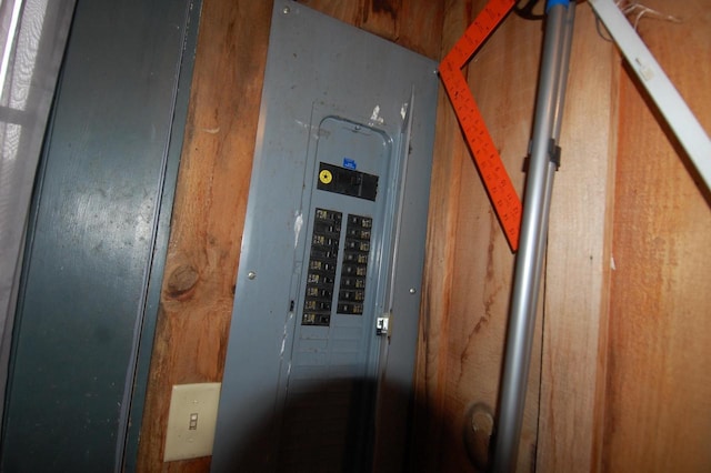 utility room featuring electric panel