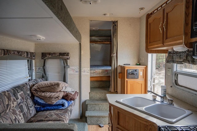 kitchen featuring sink