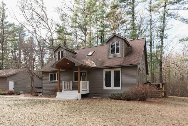 view of cape cod house