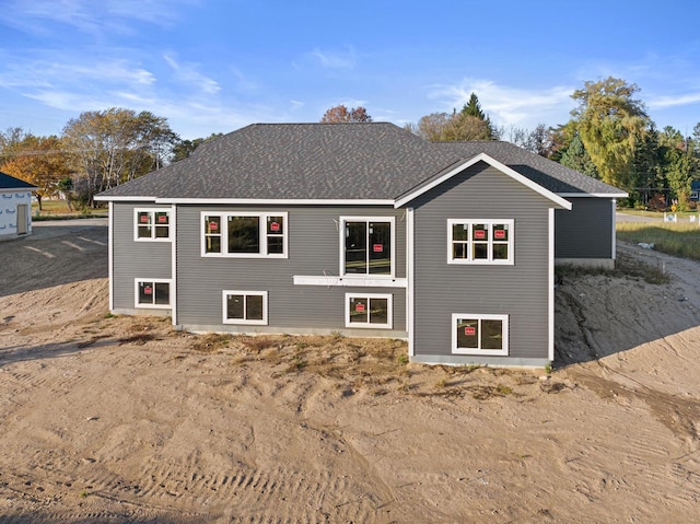 view of rear view of property