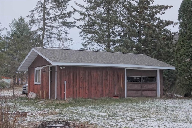 view of outbuilding