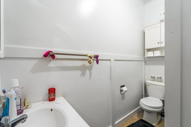 bathroom with toilet