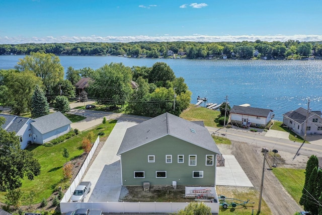 7134 N Tichigan Rd, Waterford, WI 53185 - view from above of property with a nearby body of water