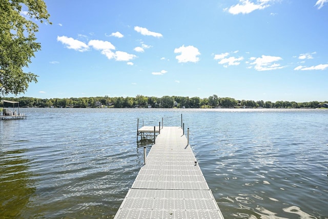 7134 N Tichigan Rd, Waterford, WI 53185 - dock featuring a water view