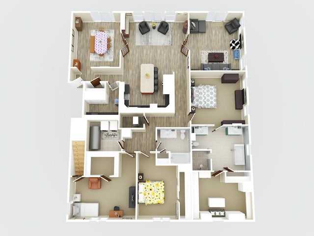 7134 N Tichigan Rd, Waterford, WI 53185 - floor plan / room layout
