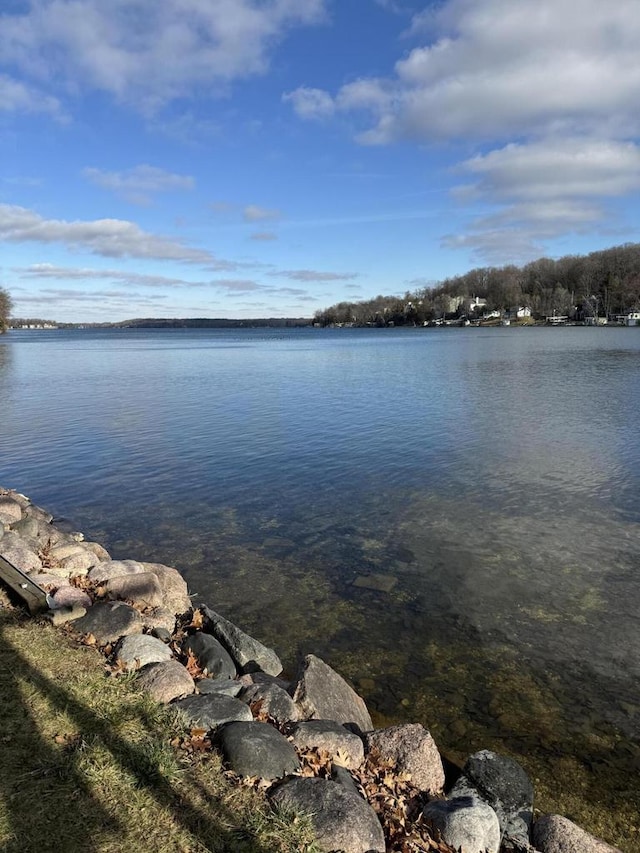 property view of water