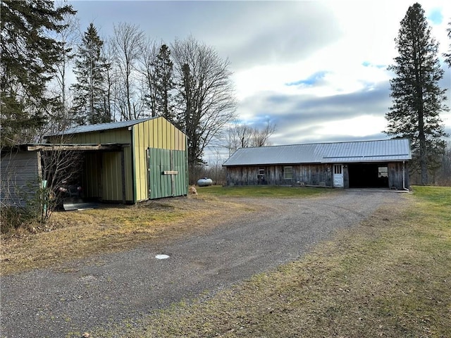 view of outbuilding