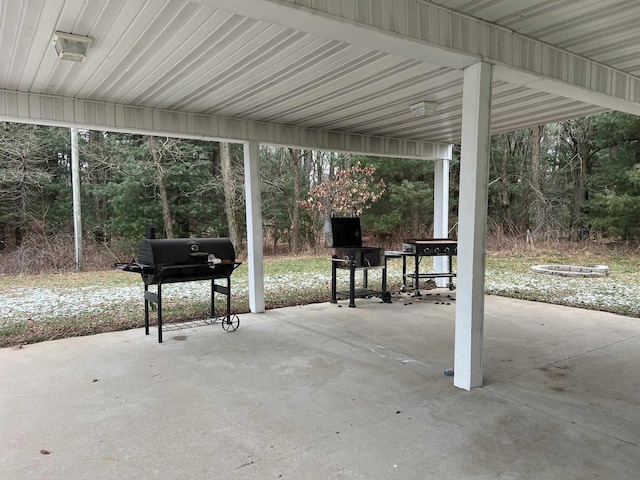 view of patio / terrace with grilling area