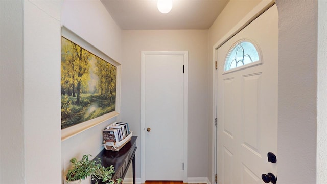 view of entrance foyer