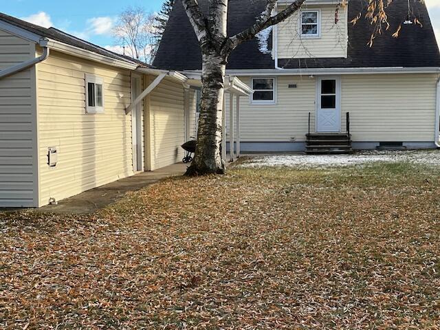 view of rear view of property