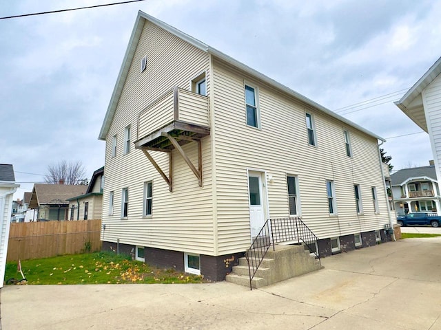 view of rear view of house