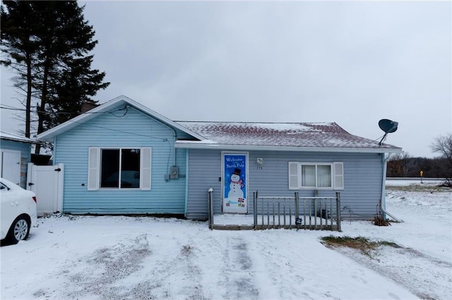 view of front of house