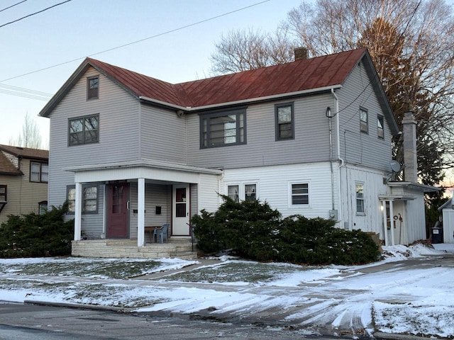 view of front of home