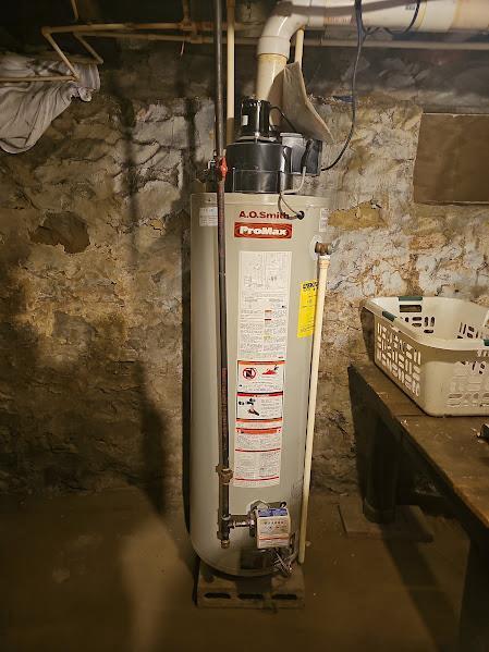312 Railroad St, Norwalk, WI 54648 - utility room with gas water heater