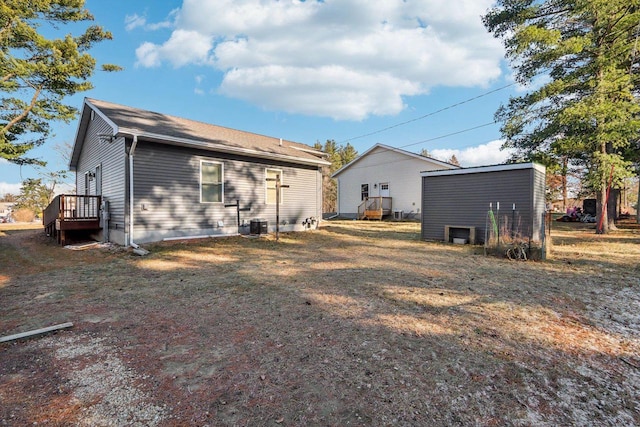 view of rear view of property