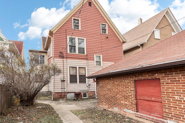 view of rear view of house