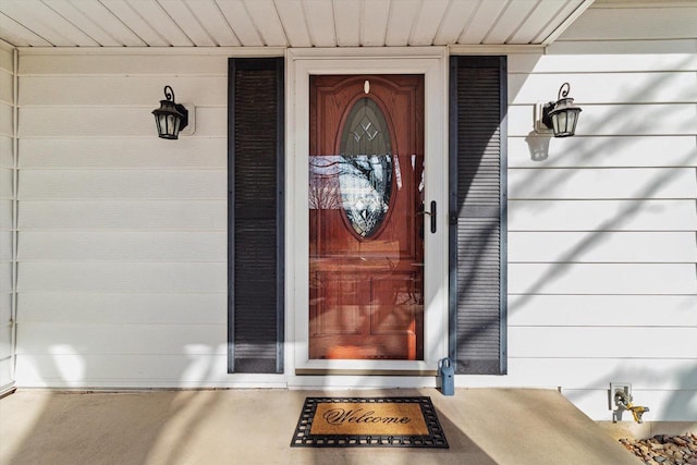 view of property entrance