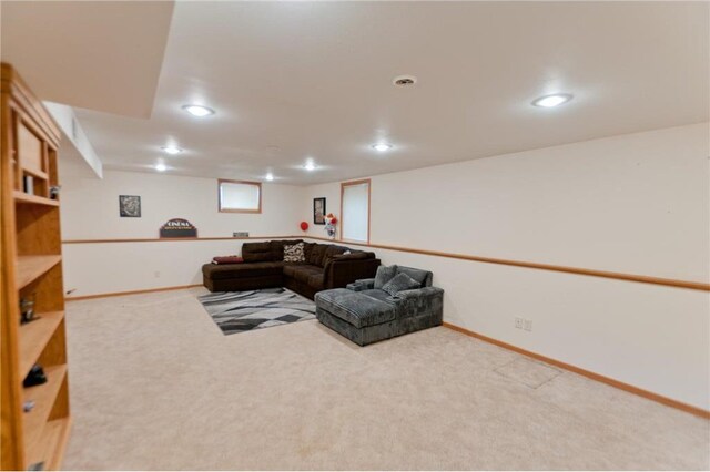 307 W Humbird St, Rice Lake, WI 54868 - view of carpeted living room