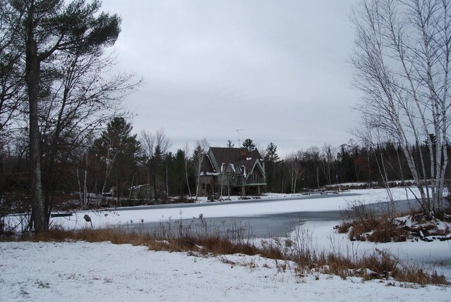 N11502 Nelson Rd, Wausaukee, WI 54177 - view of yard covered in snow