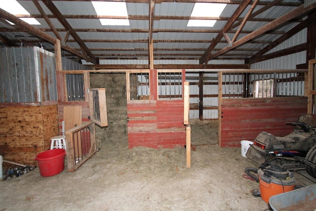 view of stable