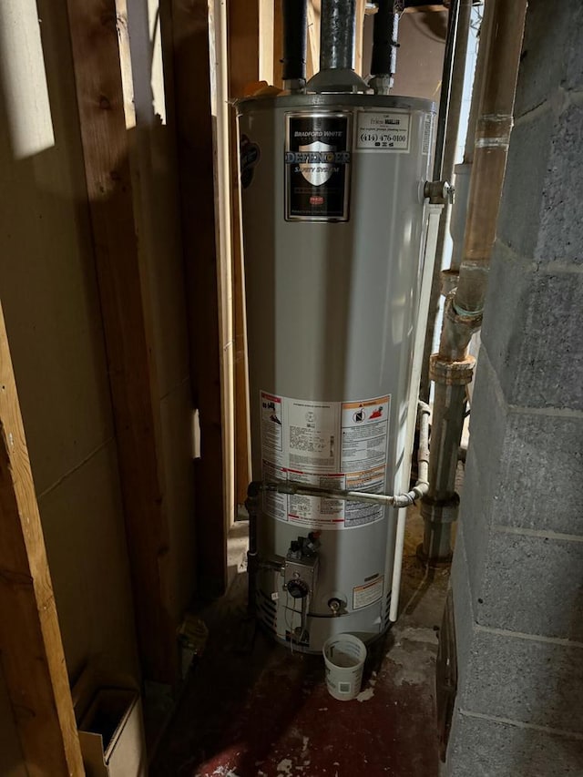 utilities with gas water heater