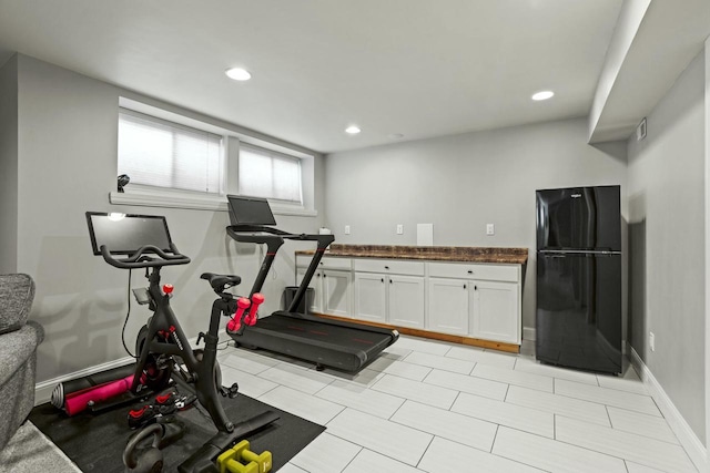 view of exercise room