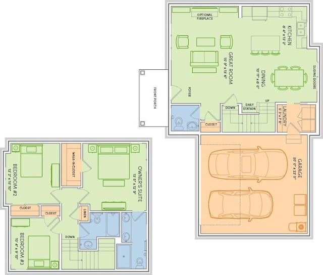 929 5 Mile Rd, Racine, WI 53402 - view of room layout