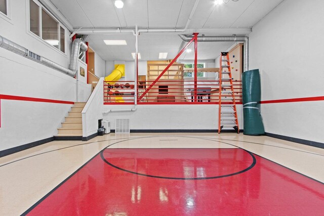 217 Hidden Ridges Way, Combined Locks, WI 54113 - view of sport court with basketball court
