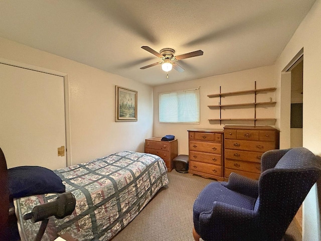 637 N Wright Rd, Janesville, WI 53546 - carpeted bedroom with a ceiling fan