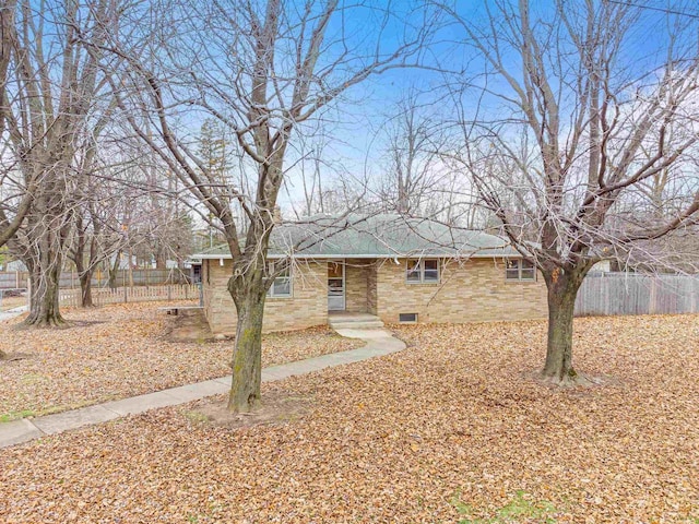 view of ranch-style house