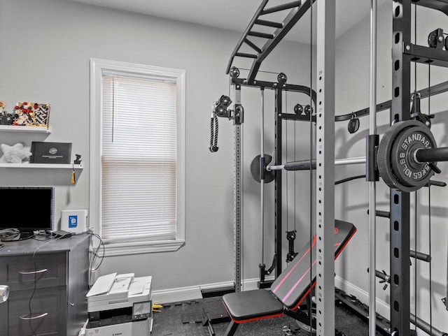 view of workout room