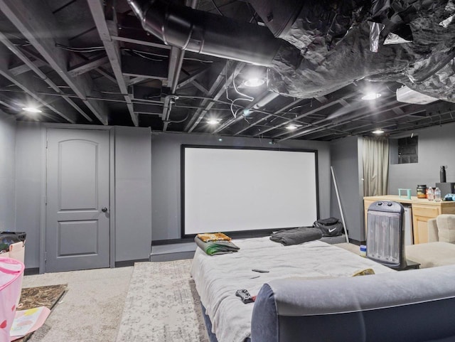 view of cinema room