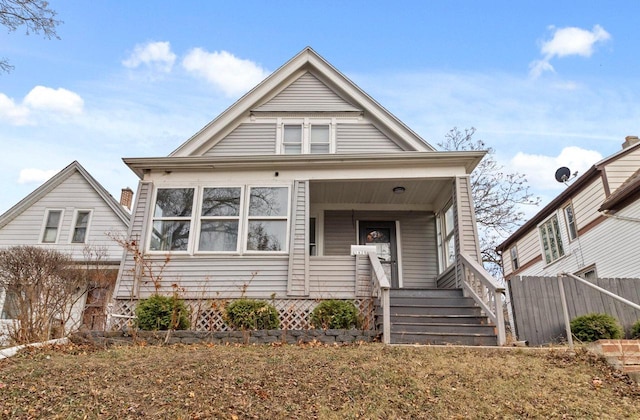 view of bungalow-style house