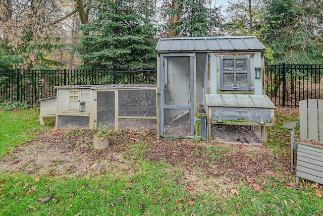 view of outbuilding