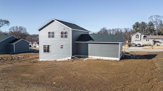 view of rear view of property