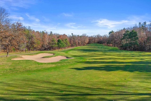 458 Pro Trl, Nekoosa, WI 54457 - view of home's community with a yard and view of golf course