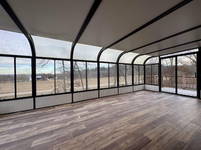 7409 Timberline Trl, Arena, WI 53503 - unfurnished sunroom with plenty of natural light