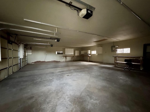 7409 Timberline Trl, Arena, WI 53503 - garage featuring a garage door opener