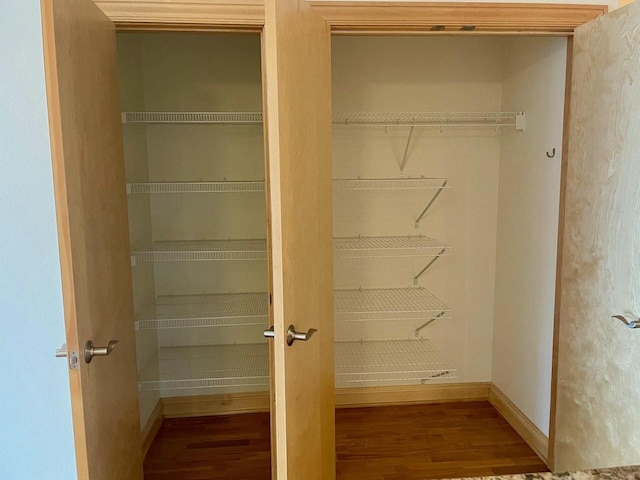 view of closet