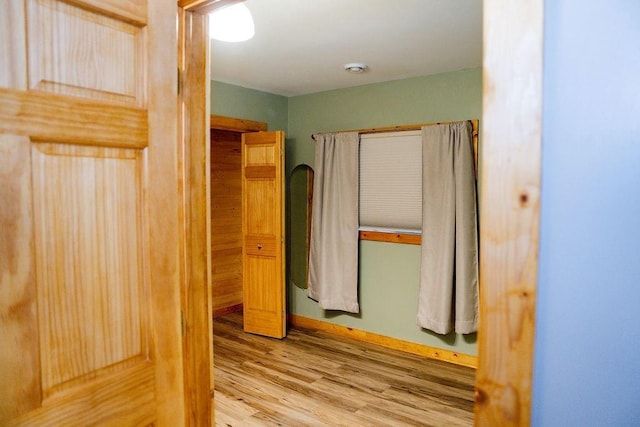 interior space featuring light hardwood / wood-style flooring