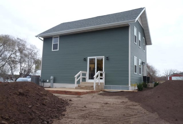 view of rear view of property