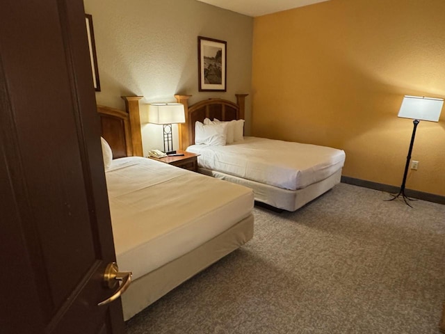 bedroom featuring carpet floors