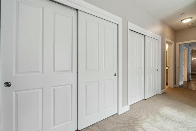 1925 N Water St Unit 100, Milwaukee, WI 53202 - unfurnished bedroom with multiple closets and carpet floors