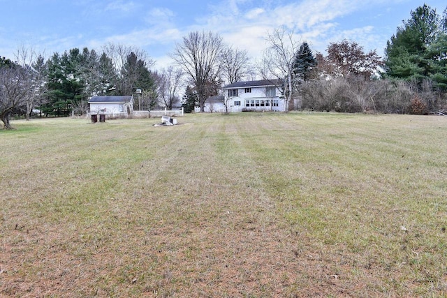 view of yard
