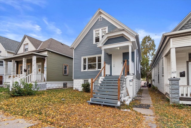 view of bungalow-style house