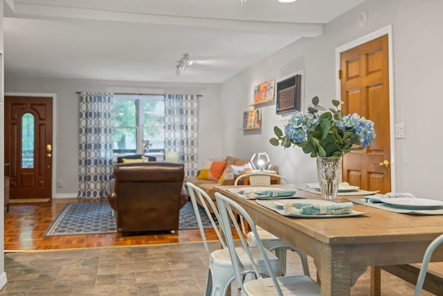 view of dining area