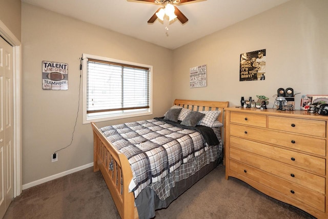 W3769 Alder Dr, Lake Geneva, WI 53147 - bedroom with dark carpet and baseboards